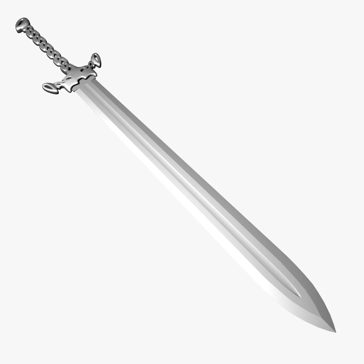 sword 8 3D Model .c4d .max .obj .3ds .fbx .stl .blend 