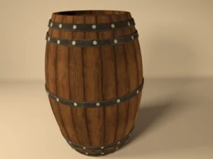 木樽 3Dモデル