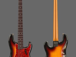 fender precision bass 3D Модель