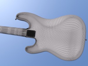 fender precision bass 3D Модель