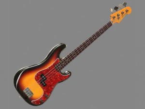 Fender Pr&auml;zisionsbass 3D Modell