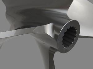 racing propeller Model 3D
