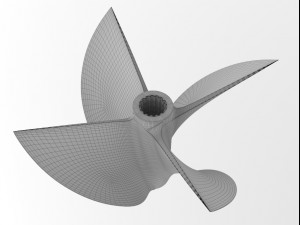 racing propeller Model 3D