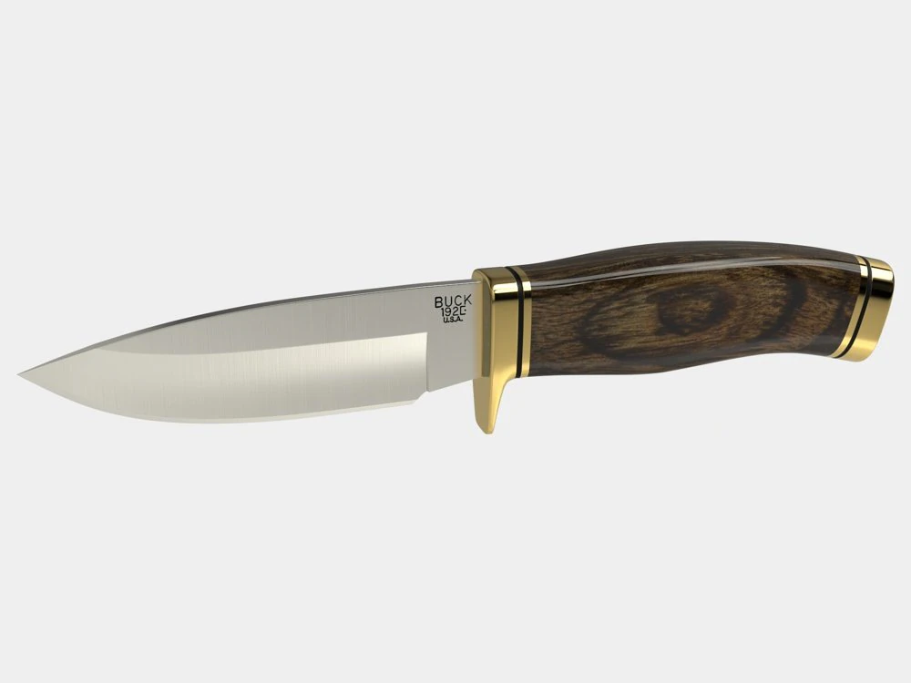 buck knife 192 3D Model .c4d .max .obj .3ds .fbx .stl .blend