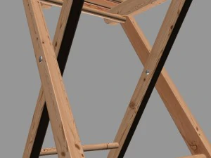 sgabello pieghevole Modello 3D