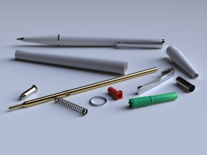 ballpoint pen 3D-Modell