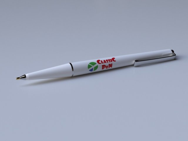 ballpoint pen 3D-Modell .c4d .max .obj .3ds .fbx .stl .blend 