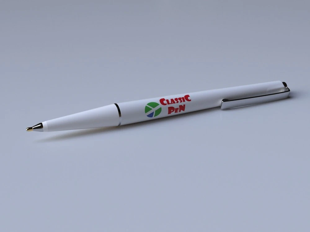 ballpoint pen 3D Model .c4d .max .obj .3ds .fbx .stl .blend 