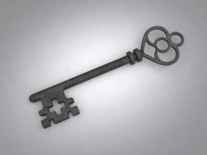 chave medieval Modelo 3D