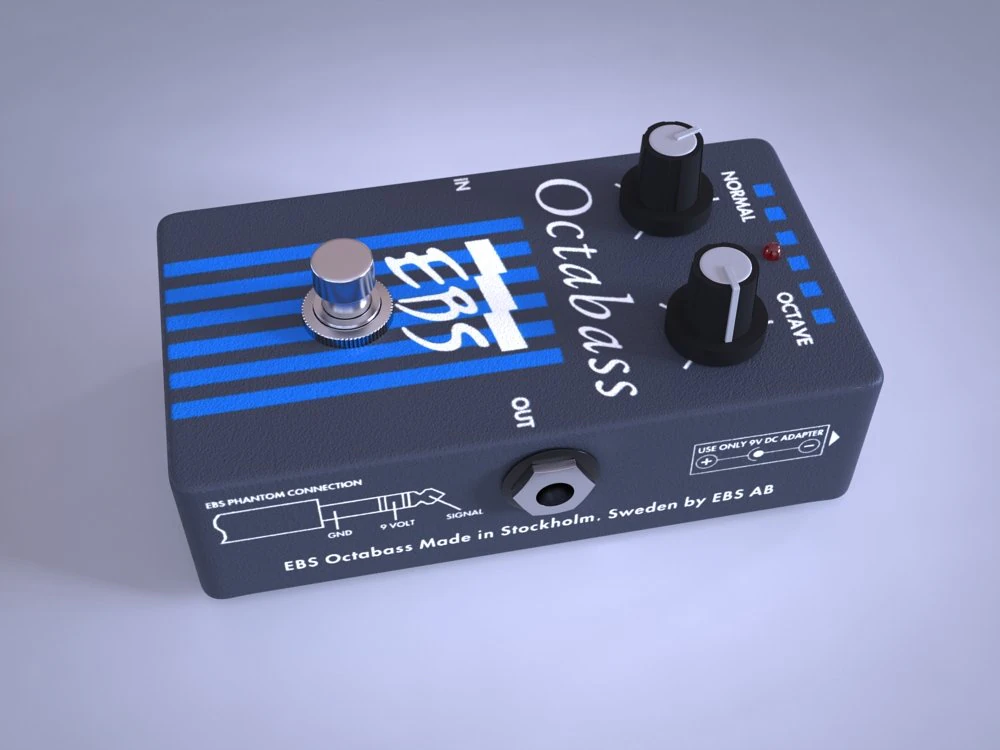 pedal de octabaixo ebs Modelo 3D .c4d .max .obj .3ds .fbx .stl .blend 