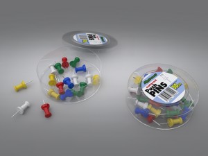 push pins 3D 模型