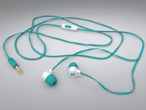 earphones 3D मॉडल