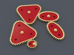 Non-circular gears 3D Модель