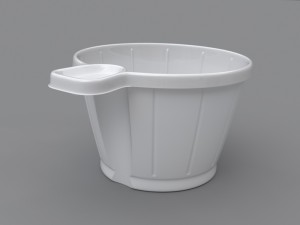 plastic cup with handle 3D मॉडल