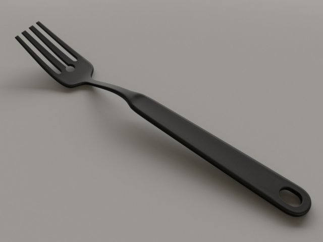 cooking fork Modello 3D .c4d .max .obj .3ds .fbx .stl .blend 