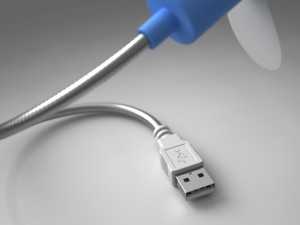usb fan Modelo 3D