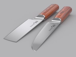 kitchen knives 3D Модель
