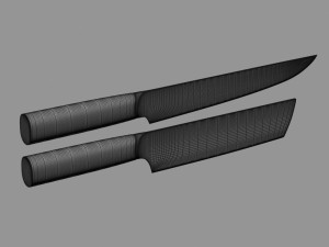 kitchen knives 3D Модель