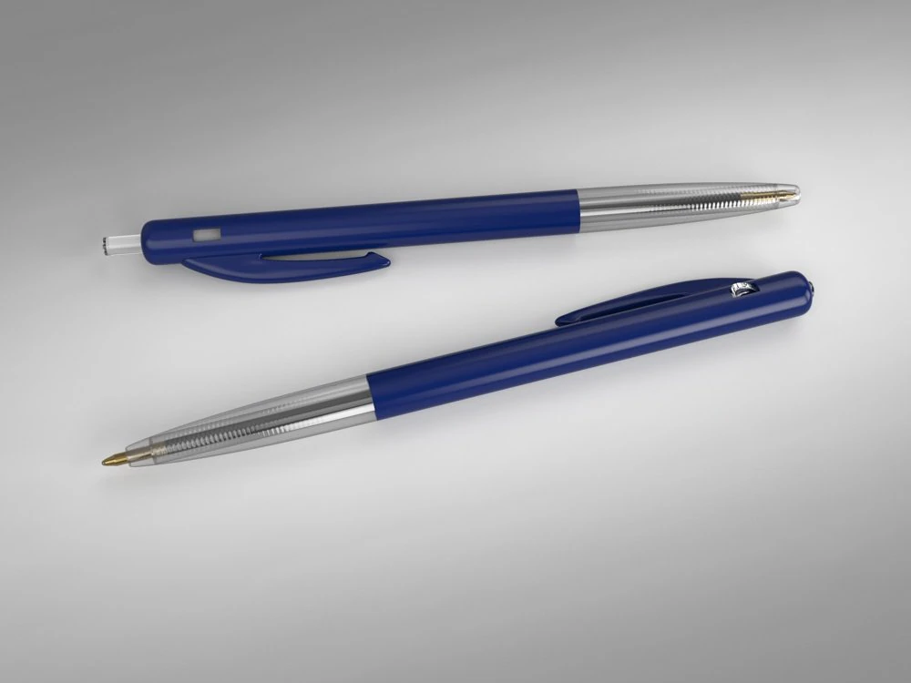 bic pen 3D Model .c4d .max .obj .3ds .fbx .stl .blend