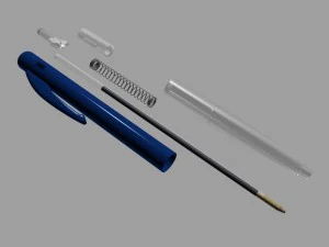 bic pen 3D Model