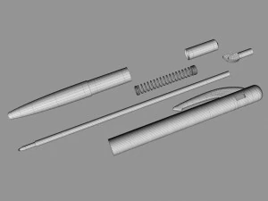 bic pen 3D Model