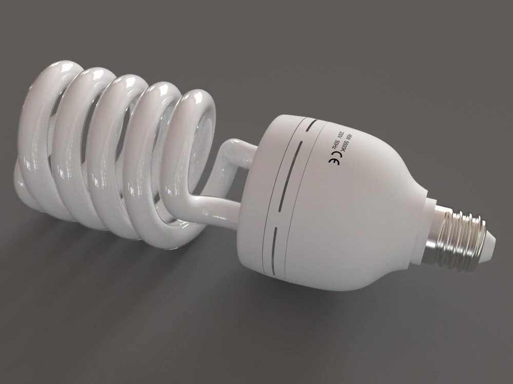 studio light bulb 3D Model .c4d .max .obj .3ds .fbx .stl .blend 