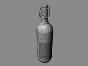 french lemonade bottle 3D Model