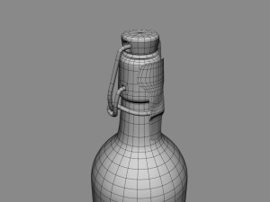 french lemonade bottle 3D Модель
