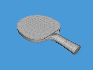 table tennis bat 3D Model