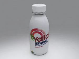minum yoghurt Model 3D