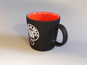 caneca de cer&acirc;mica Modelo 3D