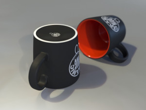ceramic mug 3D 모델