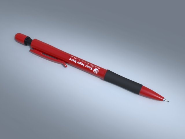 mechanical pencil Model 3D .c4d .max .obj .3ds .fbx .stl .blend 