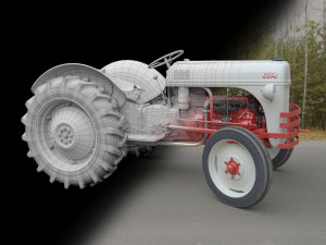 Ford-8N tractor 3Dモデル