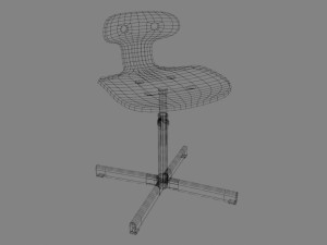 simple chair 3D Model