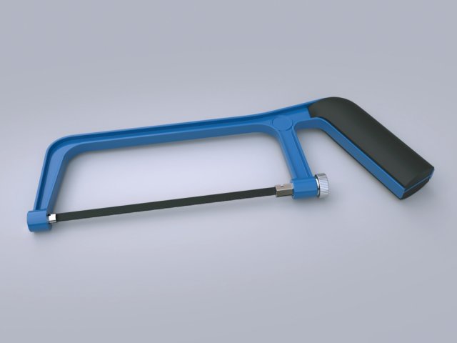 another hacksaw Model 3D .c4d .max .obj .3ds .fbx .stl .blend 