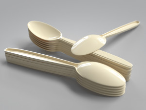 Dinner spoon 3D Model