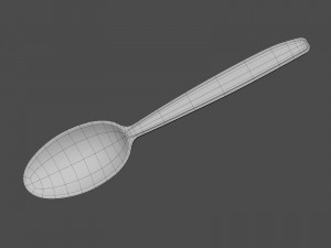 Dinner spoon 3D Model
