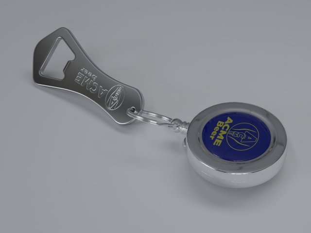 Bottle opener 3D Model .c4d .max .obj .3ds .fbx .stl .blend 
