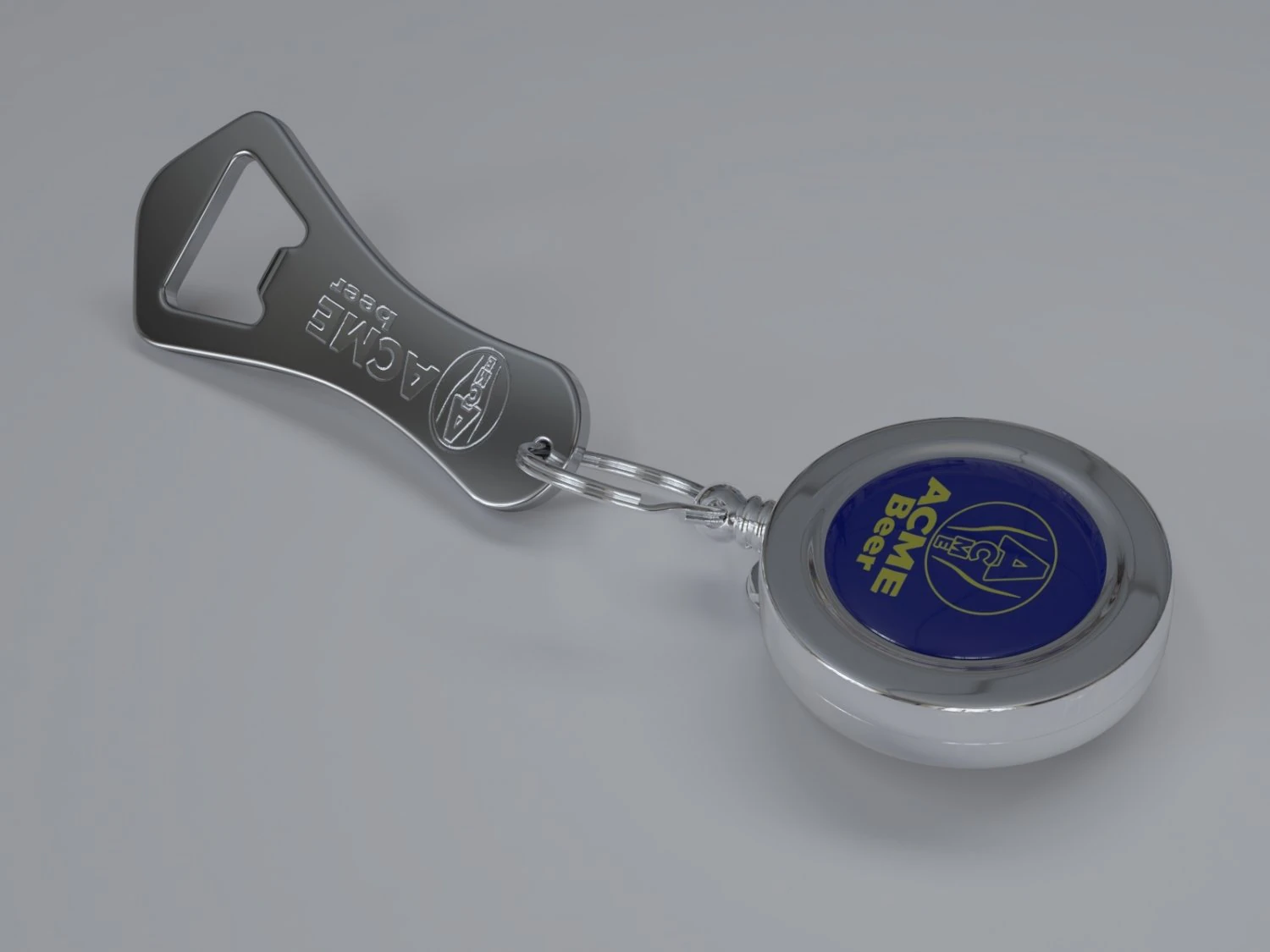 Bottle opener 3D Model .c4d .max .obj .3ds .fbx .stl .blend 