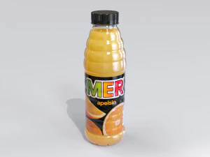 Erfrischungsgetr&auml;nkeflasche 3D Modell