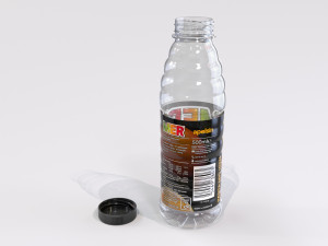 Soft drink bottle 3D Model