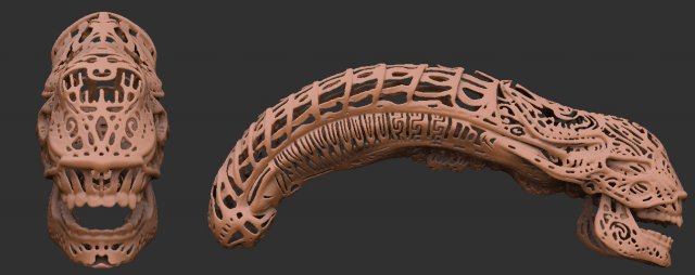 clay skull 3d print 3D Print Model .c4d .max .obj .3ds .fbx .stl .blend 