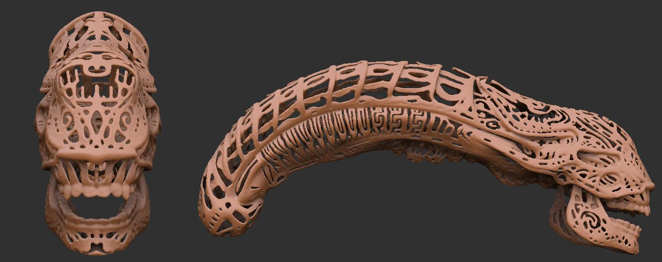 clay skull 3d print 3D Print Model .c4d .max .obj .3ds .fbx .stl .blend 
