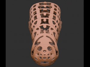 clay skull 3d print 3D Print Model