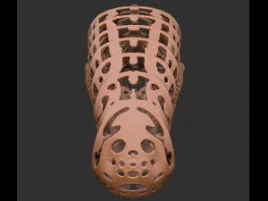 clay skull 3d print 3D Print Model