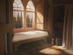 cinderellas bedroom 3D Model