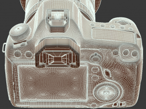 canon 6d camera 3D Model