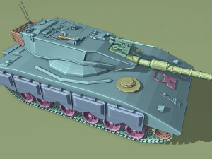 merkava tank 3D Model