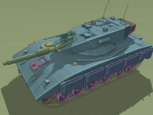 merkava tank 3D Model